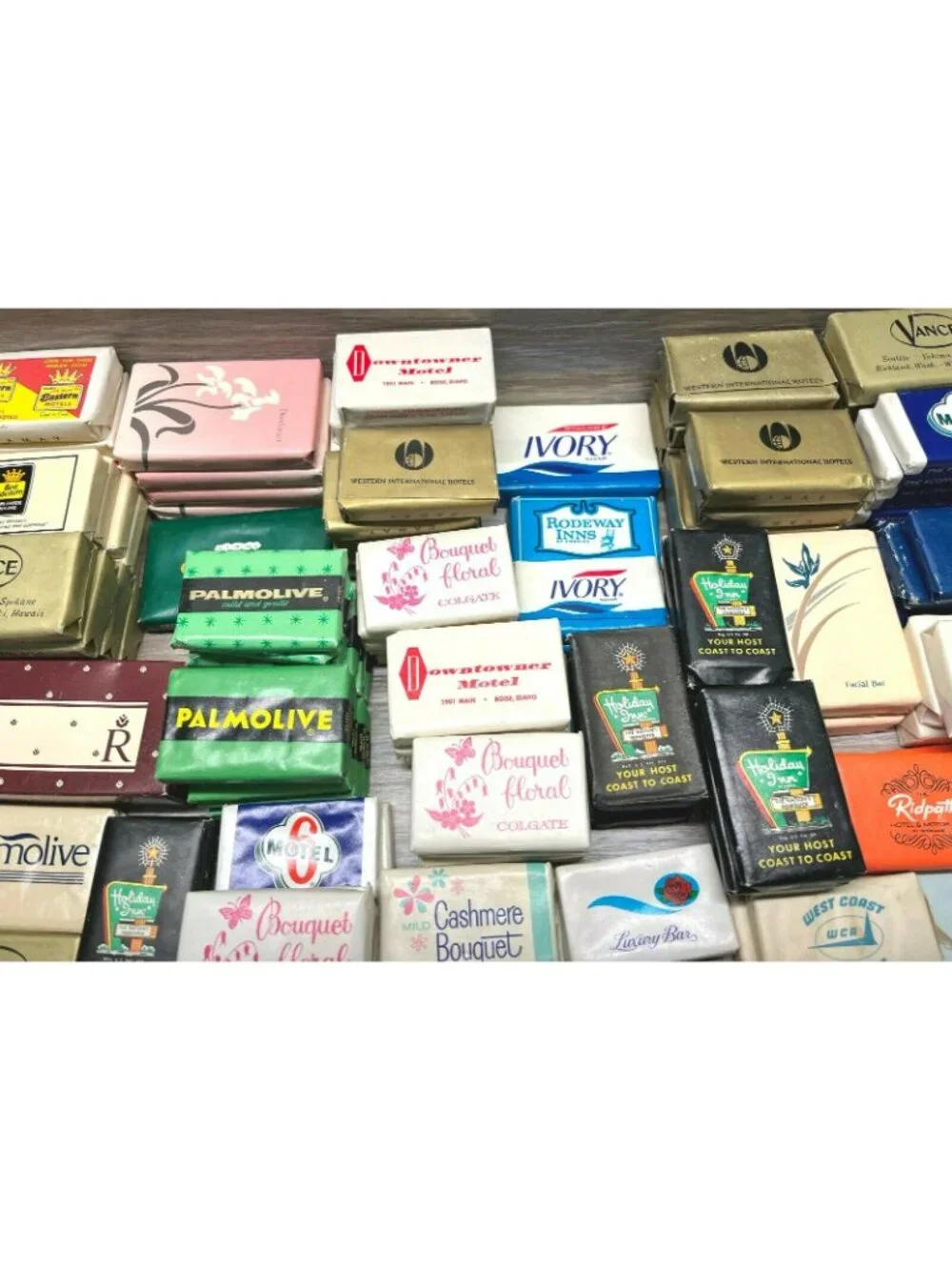 Lot 125+ Vintage Travel Soap Bars Hotel Motel Airline Guest Assorted Brands